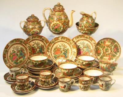 Various Chinese late Qing/Republican period Cantonese earthenware