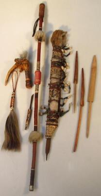 Various early 20thC and later tribal items and weaponry - 4