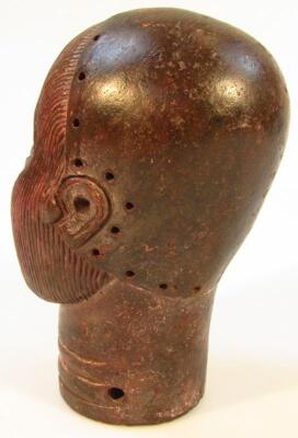 A Benin tribal terracotta head - 2