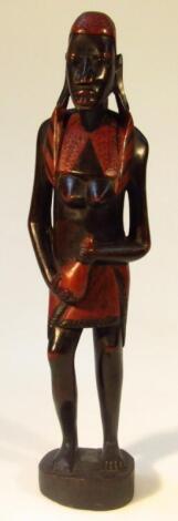 A 20thC African tribal figure group