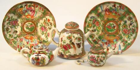 Various 19thC and later Cantonese earthenware