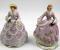 A pair of German porcelain figures