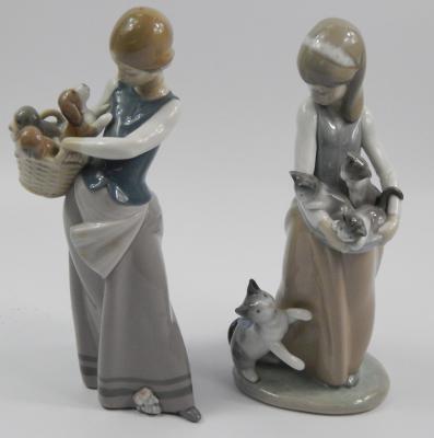 Two Lladro porcelain figures