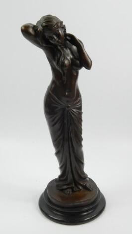 A modern bronze figure