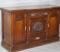 A 19thC breakfront walnut sideboard