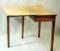 A 19thC mahogany fold over tea table