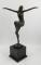 A 20thC Art Deco style bronzed figure of a dancing lady