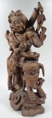 A 19thC root carving - 2