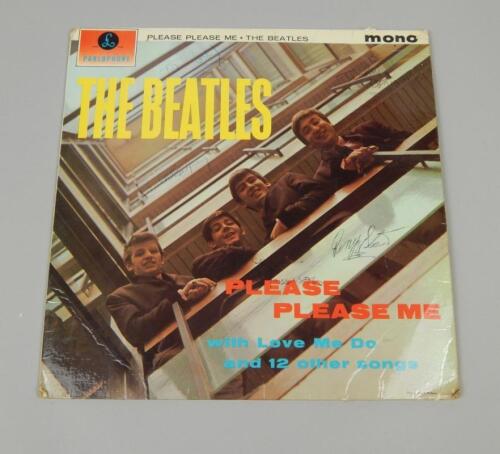 A copy of the Beatles album Please Please Me