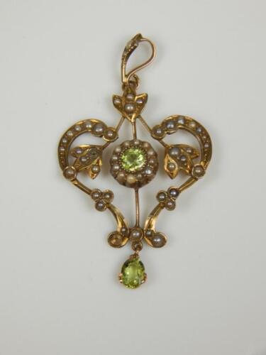 An Art Nouveau pendant