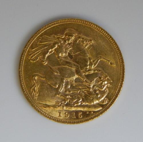 A George V gold full sovereign