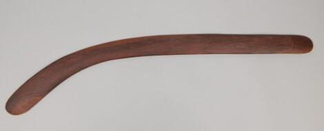 Tribal Art. A late 19thC / early 20thC Aboriginal hunting boomerang