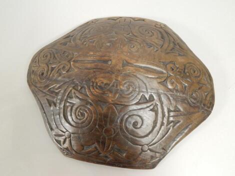 Tribal Art. A South Sea Islands or Maori type shield