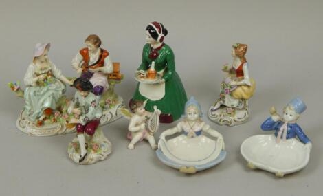 A collection of Continental and other ceramics