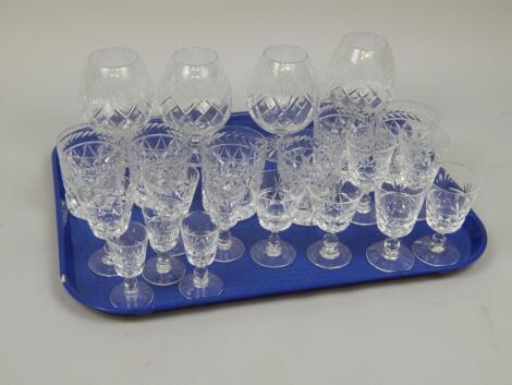 A quantity of Waterford cut glass