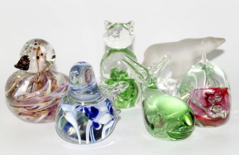 Animal paperweights