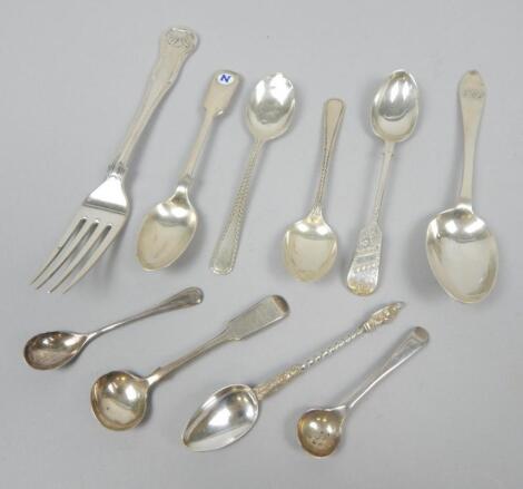 Various items of small silver