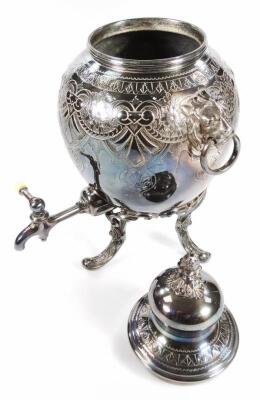 A 20thC silver plated samovar - 3