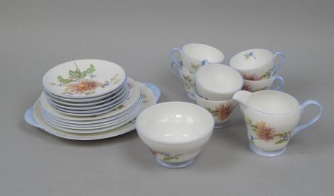 A Shelley part tea service