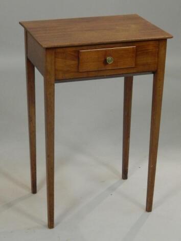 A small mahogany side table