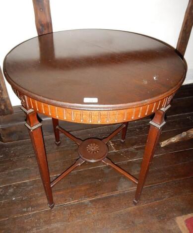 A late 19thC Adam revival occasional table