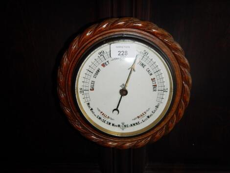 An early 20thC aneroid barometer