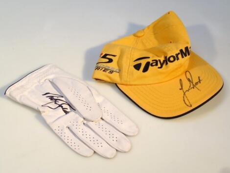 A TaylorMade golf hat