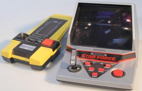 A retro 1980's Grand Stand Star Force Japanese electronic game