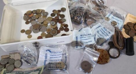 Various world used coins