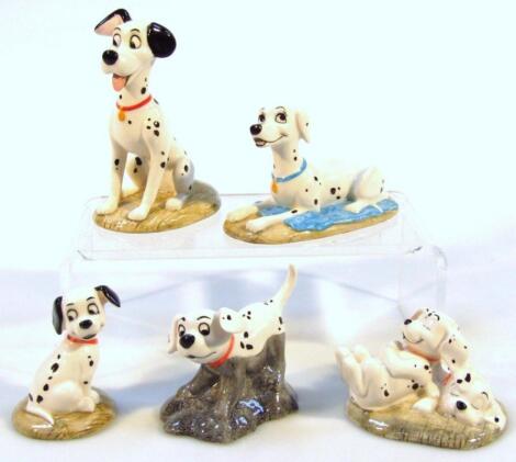 Various Royal Doulton 101 Dalmatian figures