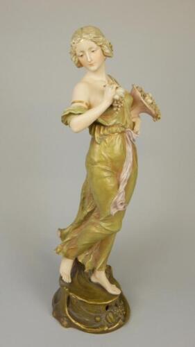 A late 19th/early 20thC Royal Vienna porcelain figure