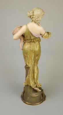 A late 19th/early 20thC Royal Vienna porcelain figure - 3