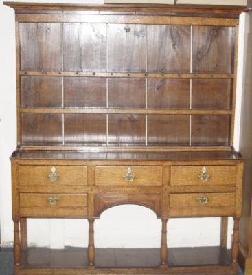 A late 18thC oak dresser