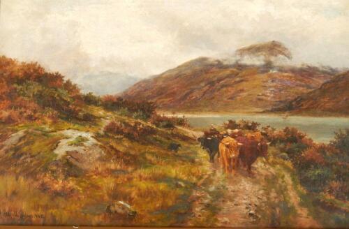 Henry Hadfield Cubley (1858-1934). Changing Pastures - near Fort William