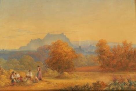 Robert Mills (1769-1844). View of Stirling Castle