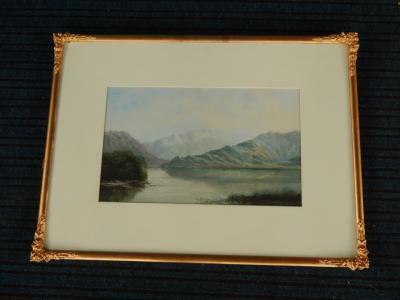 William Bidwell Henley (19thC). Mountain river scene - 3