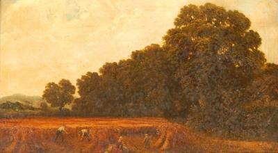 C. Whaplington (19thC). In the Cornfield