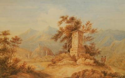 Alfred H. Vickers (1786-1868). Monument in mountain landscape