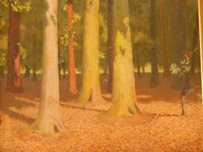 19th/20thC British School. Woodland scene