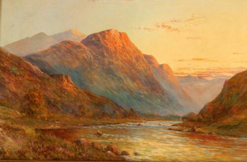 Graham Williams (1895-1950). Mountain River - landscape