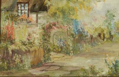 Robert Thompson Lambert (20thC). Garden scenes