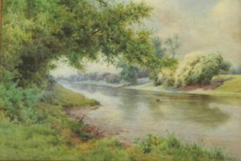 William Bartol Thomas (1877-1947). River landscape