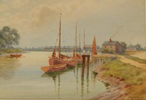 J.T. Burgess 19th/20thC. Boston harbour