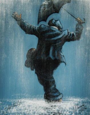 Alexander Millar (b.1960). Dancing in the Rain