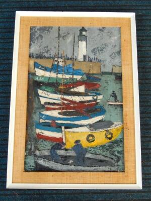 Barbara McGregor (20thC). Breton Boats - 3