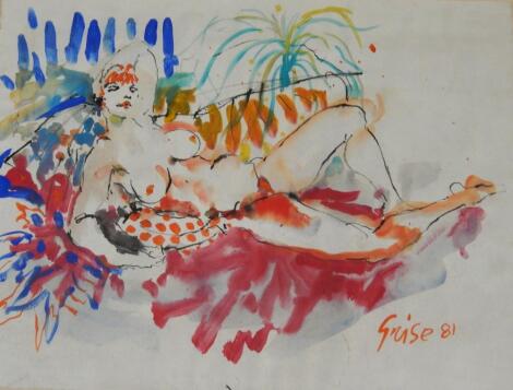 Hendrik Grise (1917-1982). Female nude study