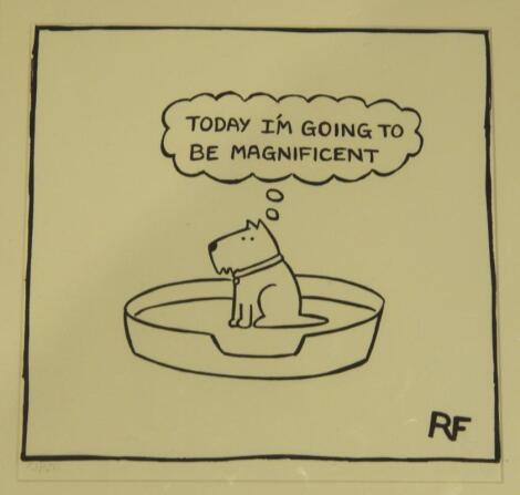 After Rupert Fawcett. Today I'm going to be magnificent