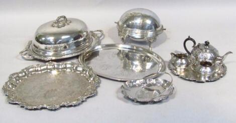 Various silver plated ware