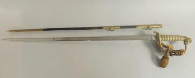 A 19thC Naval officers sword