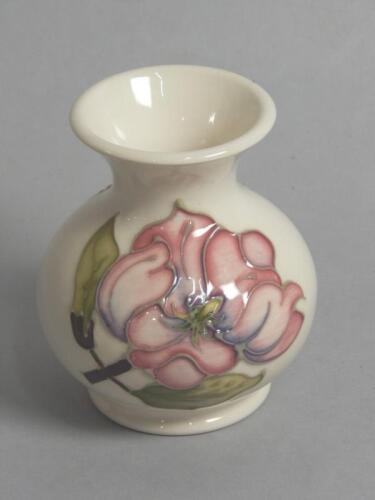 A Moorcroft Magnolia pattern vase